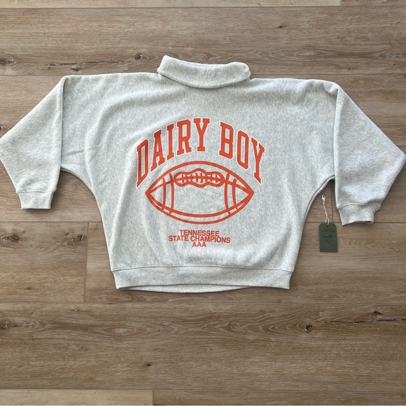 NWT Dairy Boy Study Break State Champs Rollneck in Champion Orange - Picture 10 of 16